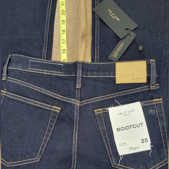 Rag & Bone Peyton Midrise Bootcut Jeans Size 25 - Picture 13 of 13